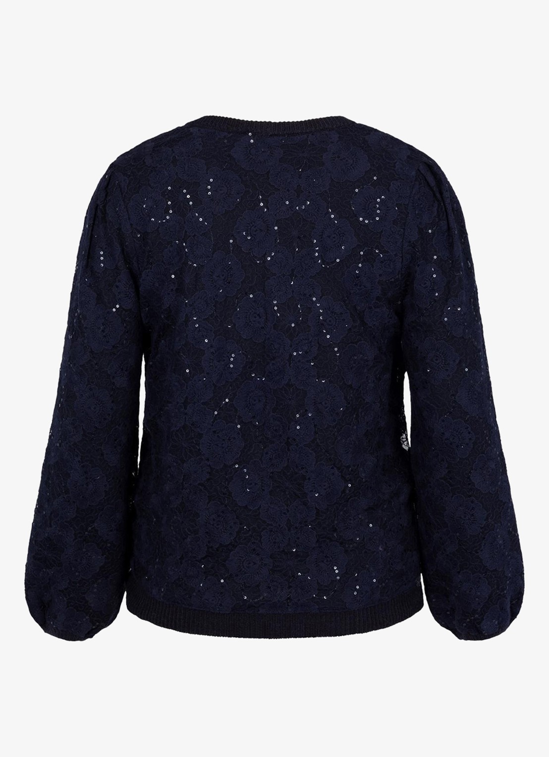 Studio Anneloes Lica pullover met pailletten - achterkant 3 blauw