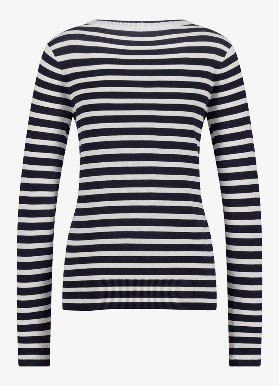 Studio Anneloes Luna longsleeve met streepprint - achterkant 4 zwart