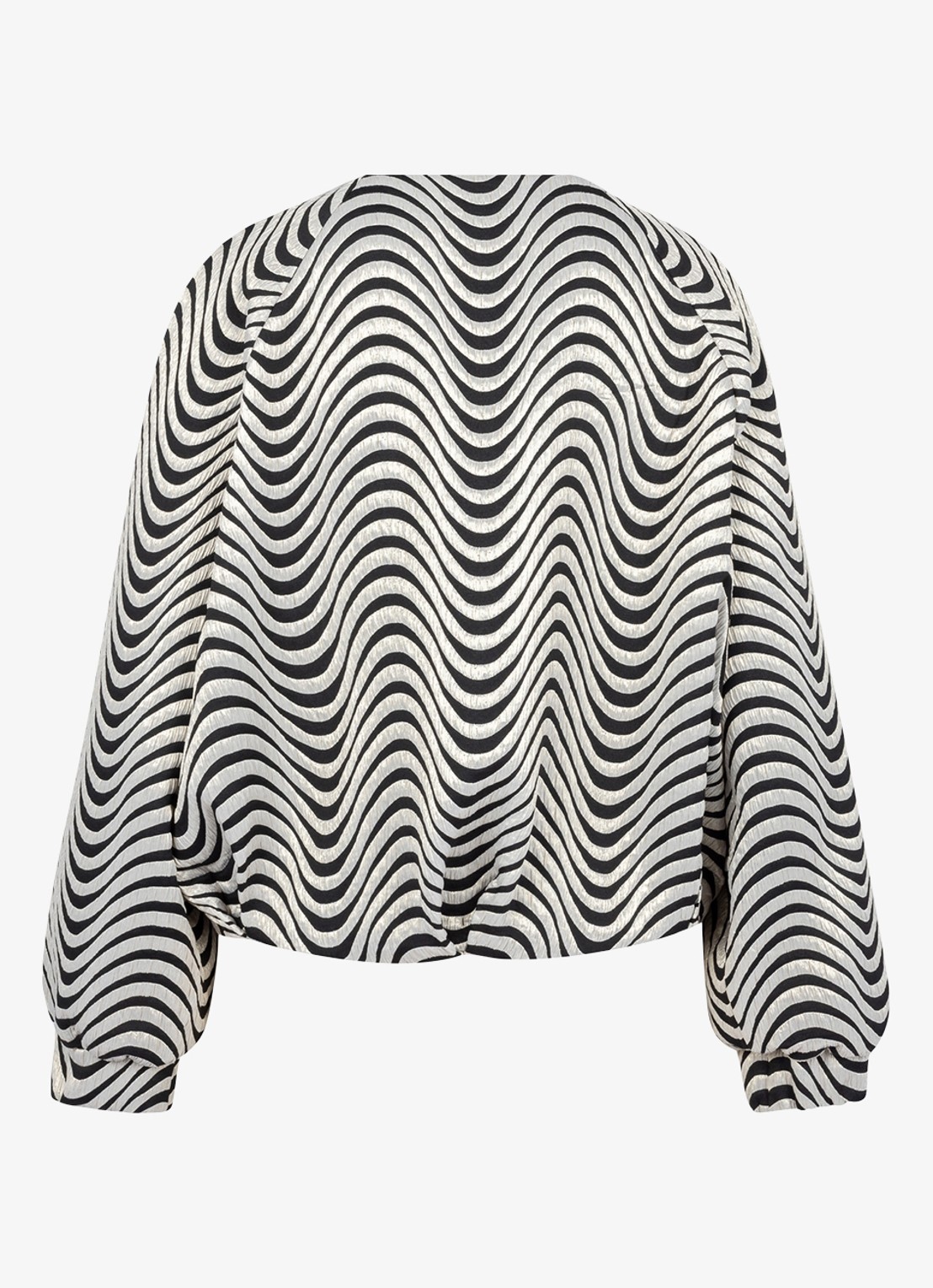 Studio Anneloes Luun bomberjack met print - achterkant 2 grijs