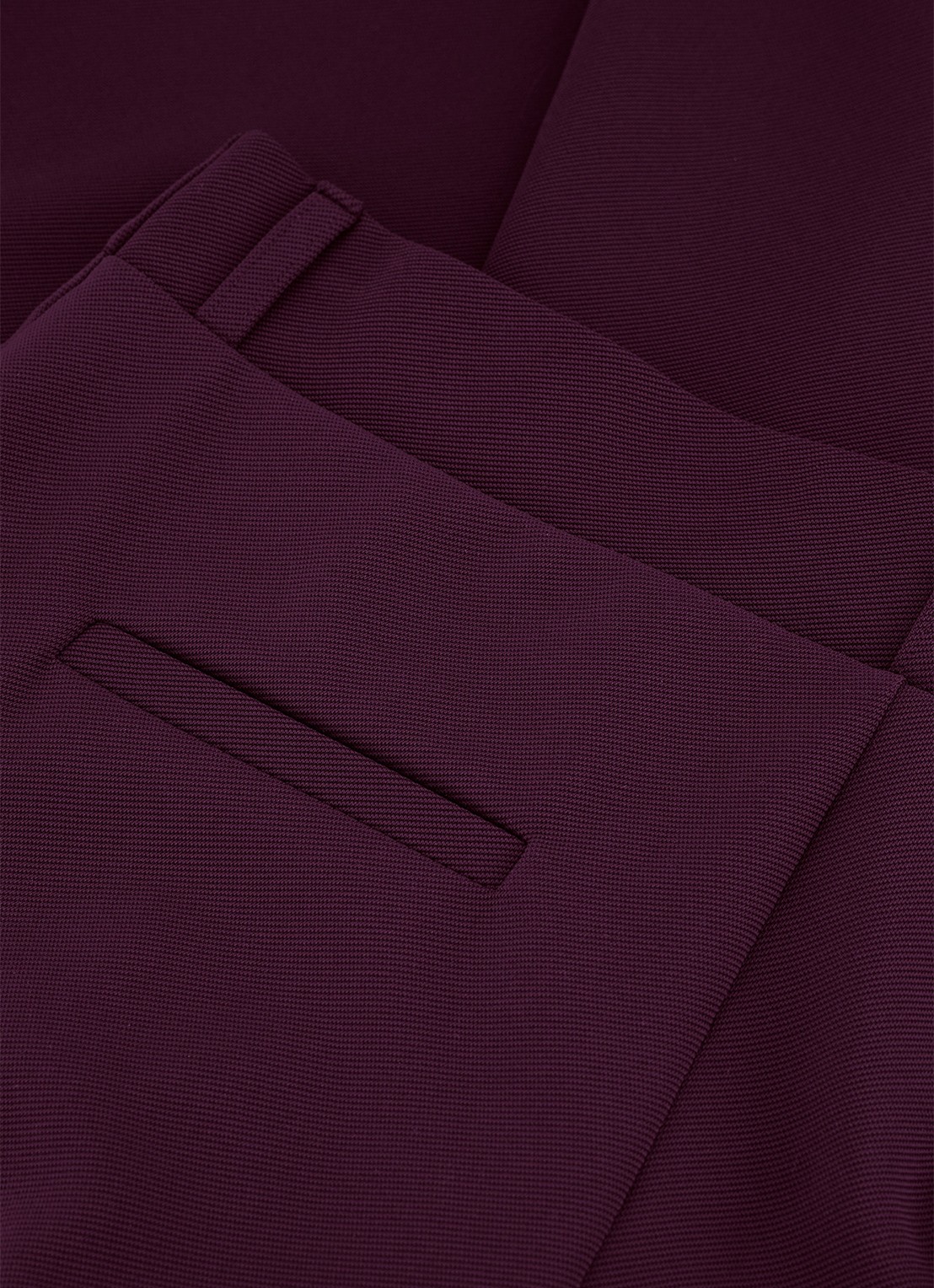 Studio Anneloes Luz high waist loose fit pantalon met steekzakken - detail paars