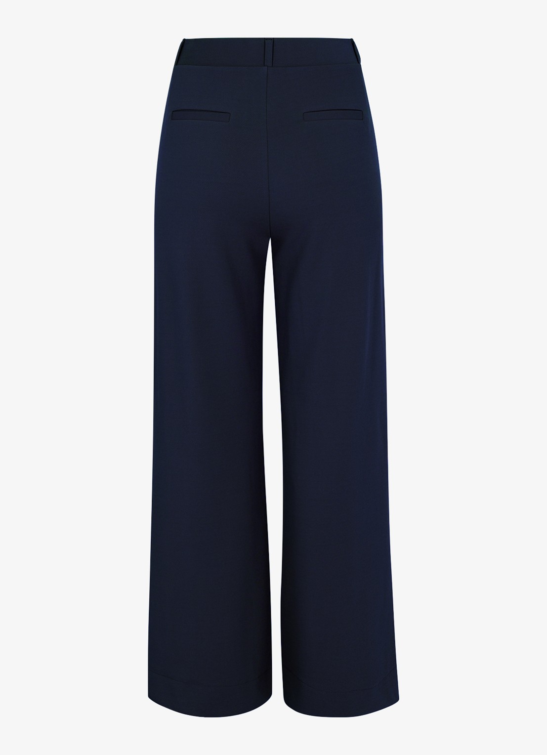 Studio Anneloes Luz high waist loose fit pantalon met steekzakken - achterkant 2 donkerblauw