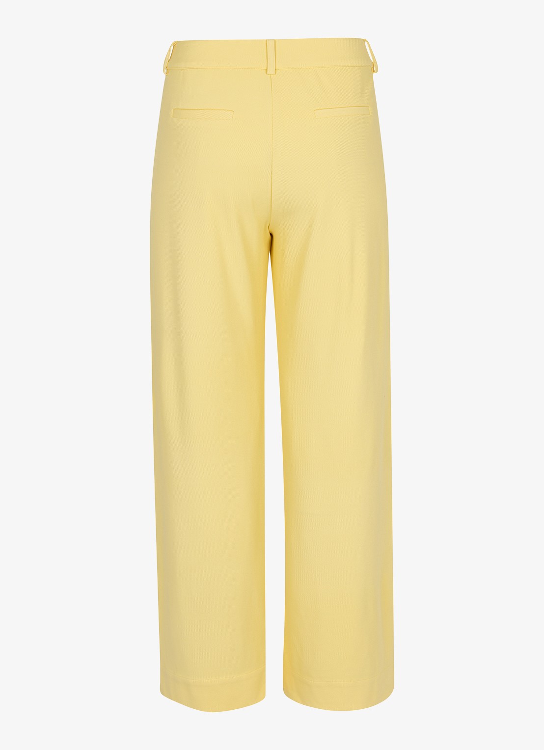 Studio Anneloes Luz high waist loose fit pantalon met steekzakken - achterkant 6 lichtgeel