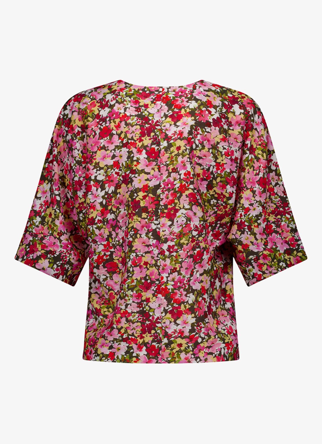 Studio Anneloes Madison top met bloemenprint - achterkant multicolor