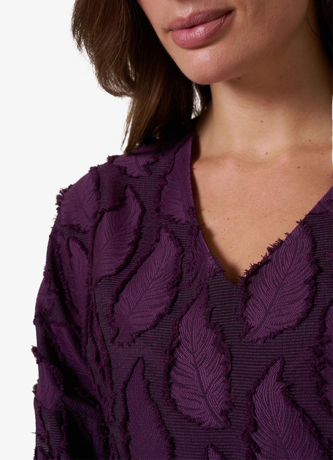 Studio Anneloes Madison top met print - detail 5 bruin