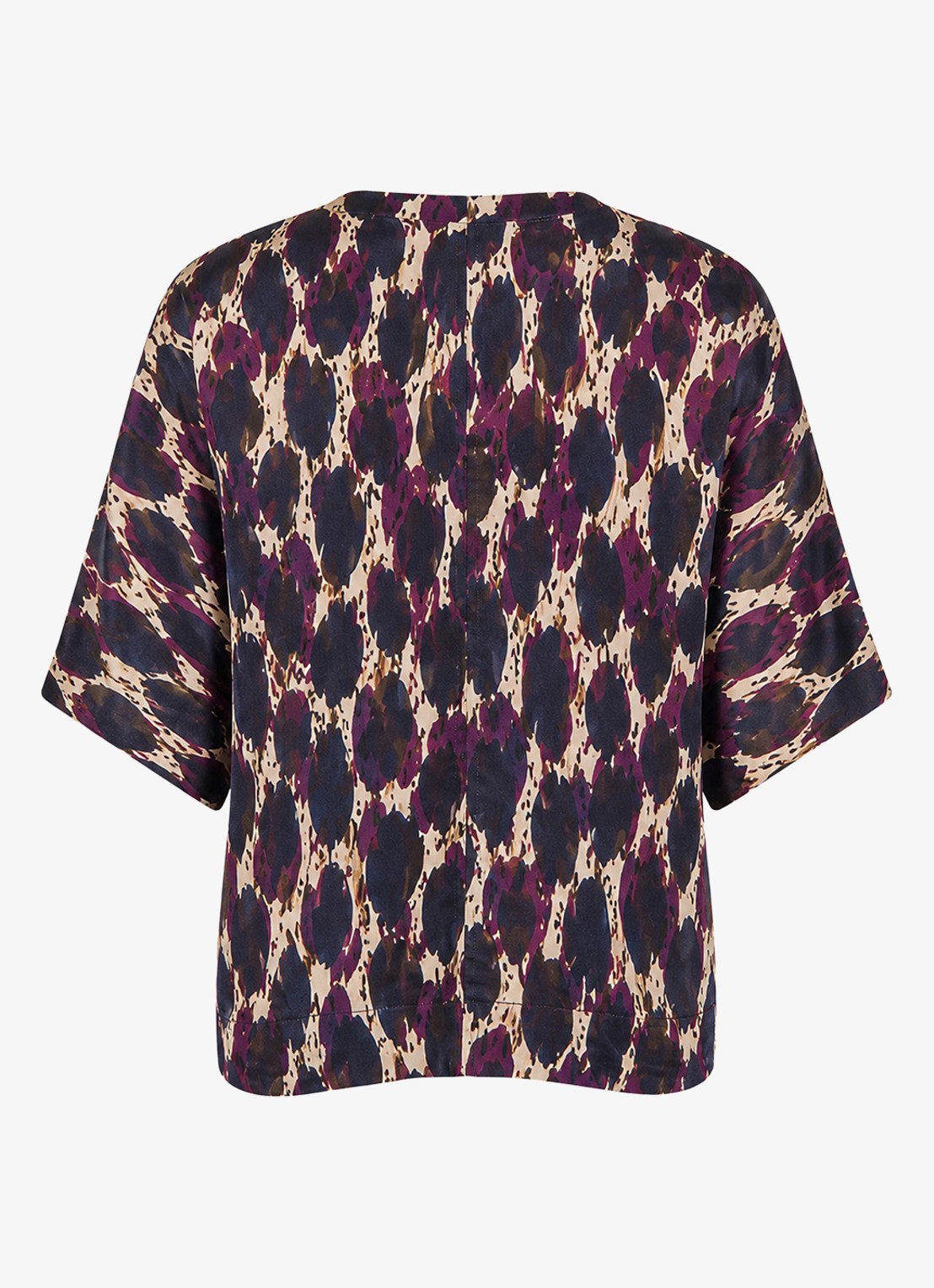 Studio Anneloes Madison tuniek met dierenprint - achterkant lichtpaars