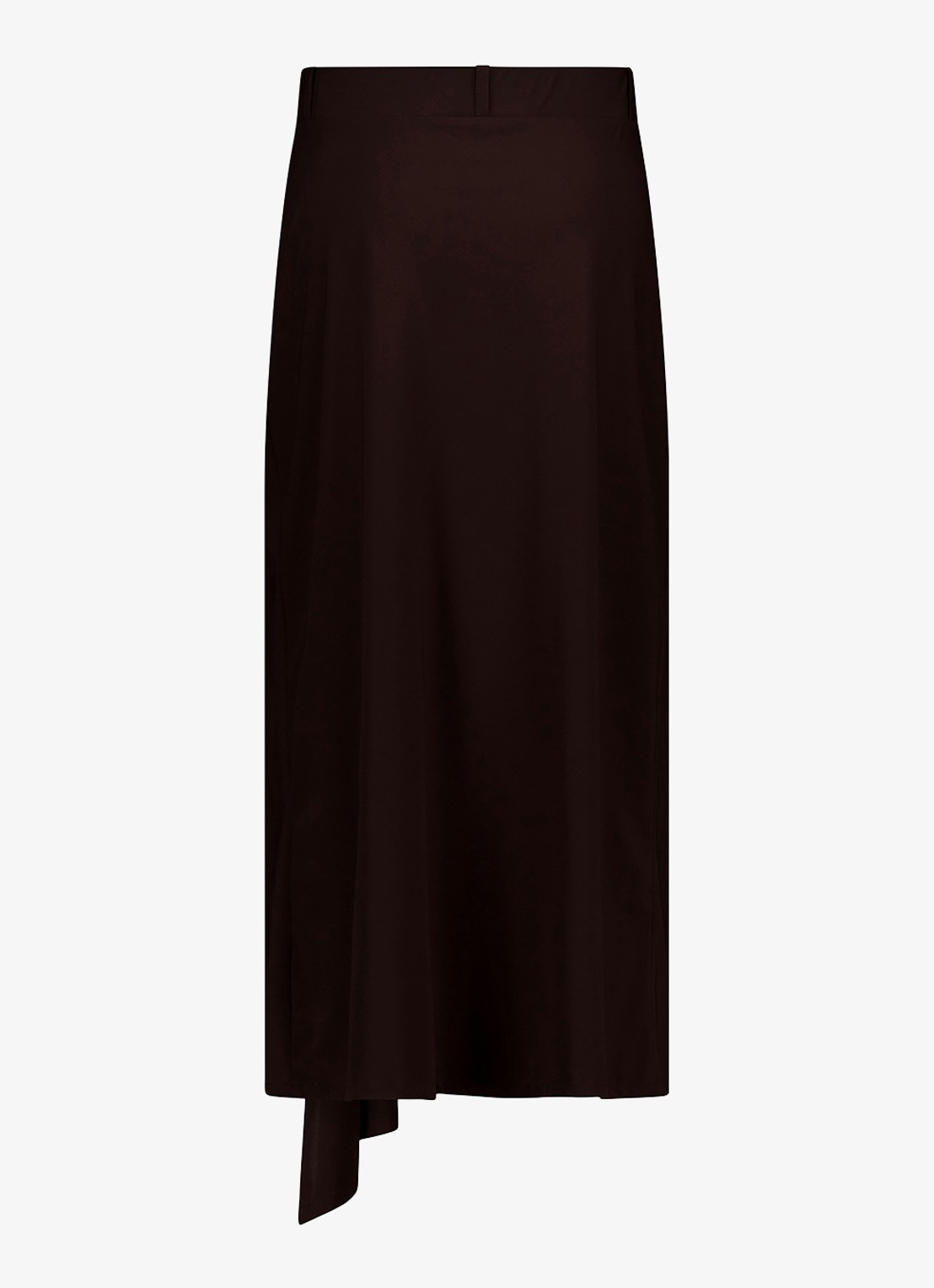 Studio Anneloes Maisy midi rok met volant - achterkant bruin