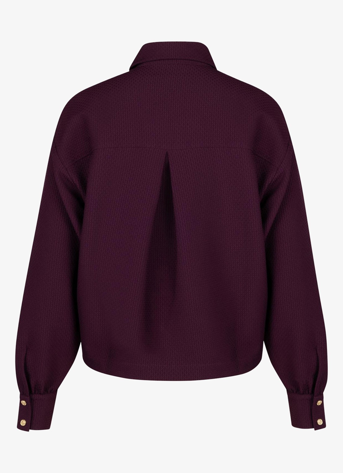 Studio Anneloes Melani blouse met textuur - achterkant 3 bruin