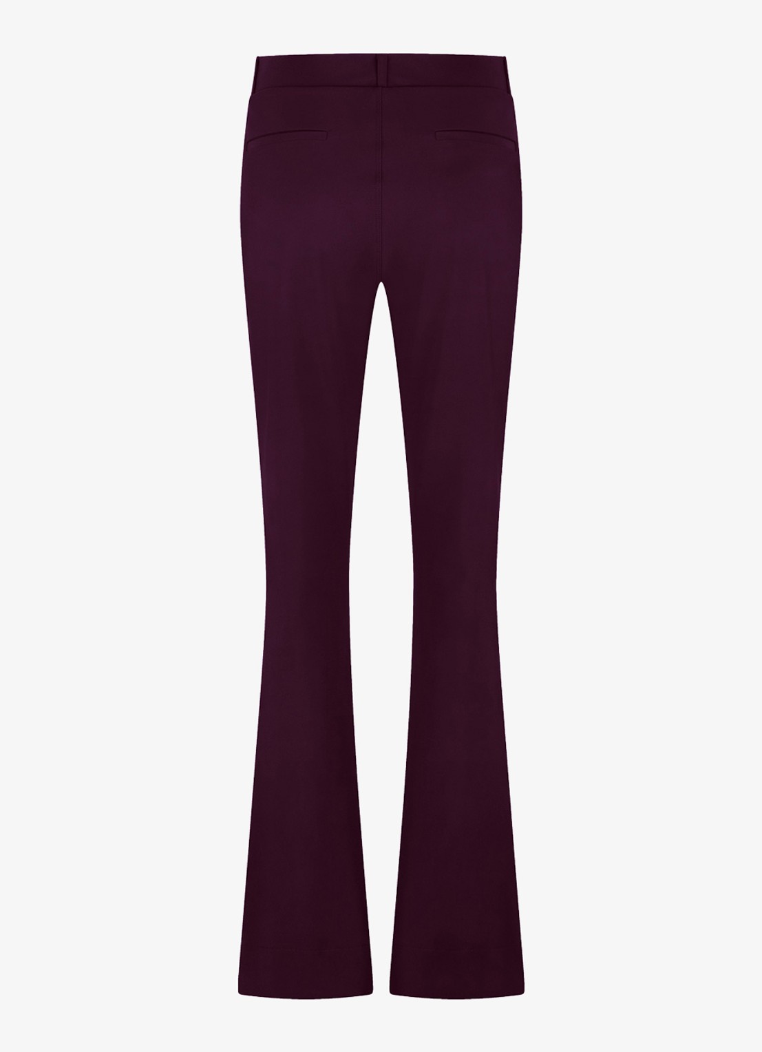 Studio Anneloes Mid waist flared fit pantalon - achterkant violet