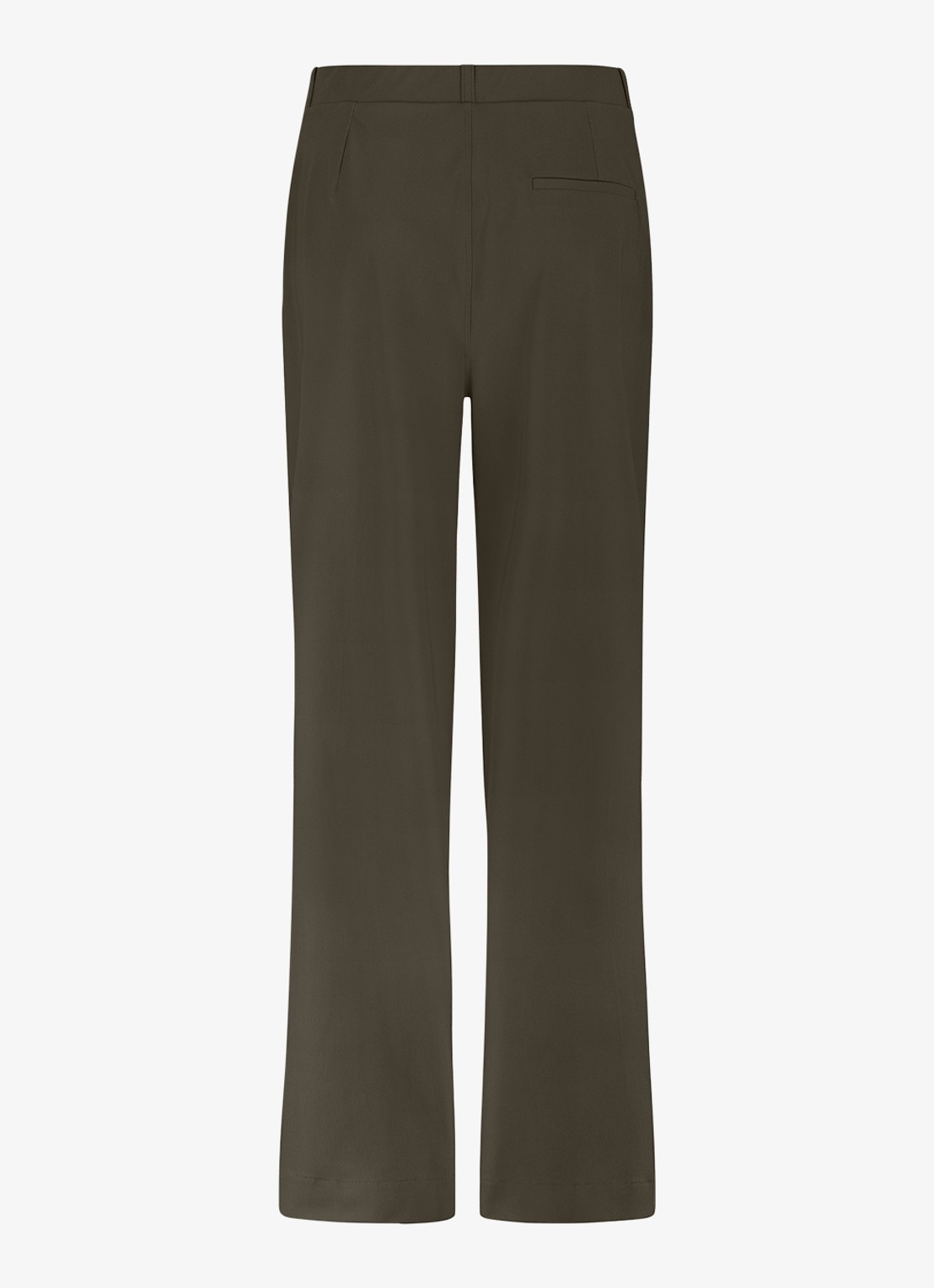 Studio Anneloes Mid waist loose fit pantalon - achterkant 2 legergroen
