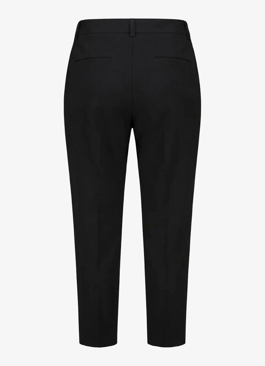 Studio Anneloes Mid waist straight fit capri broek - achterkant 5 zwart