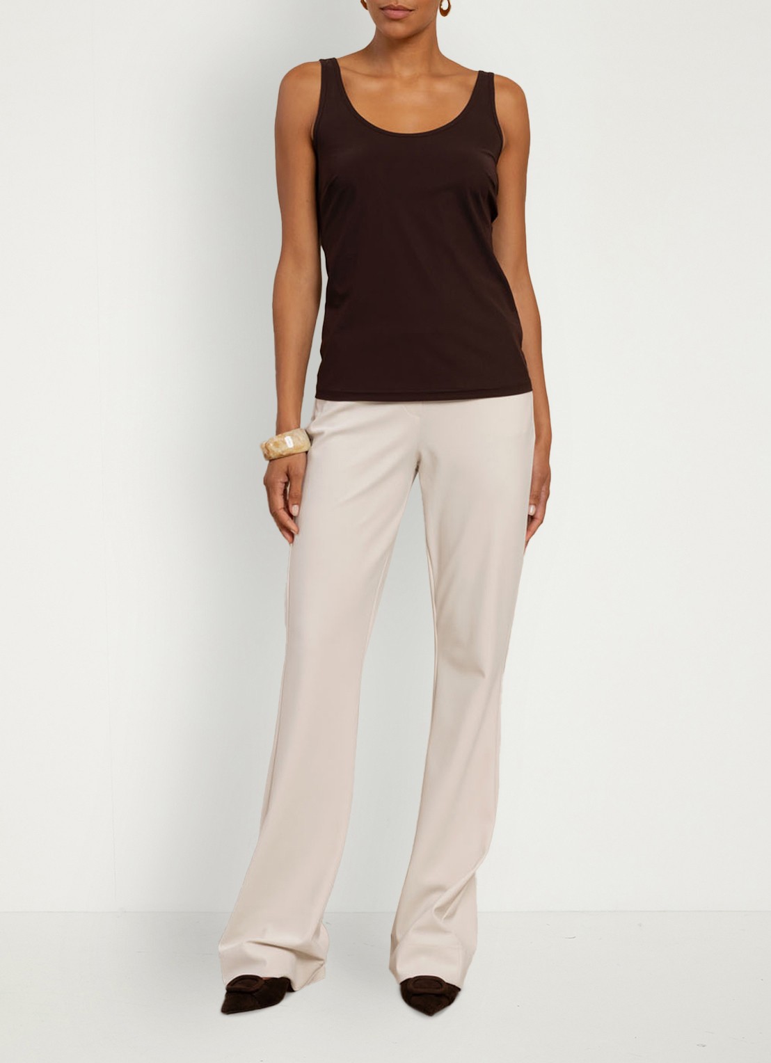 Studio Anneloes Novi top - voorkant 4 donkerbruin
