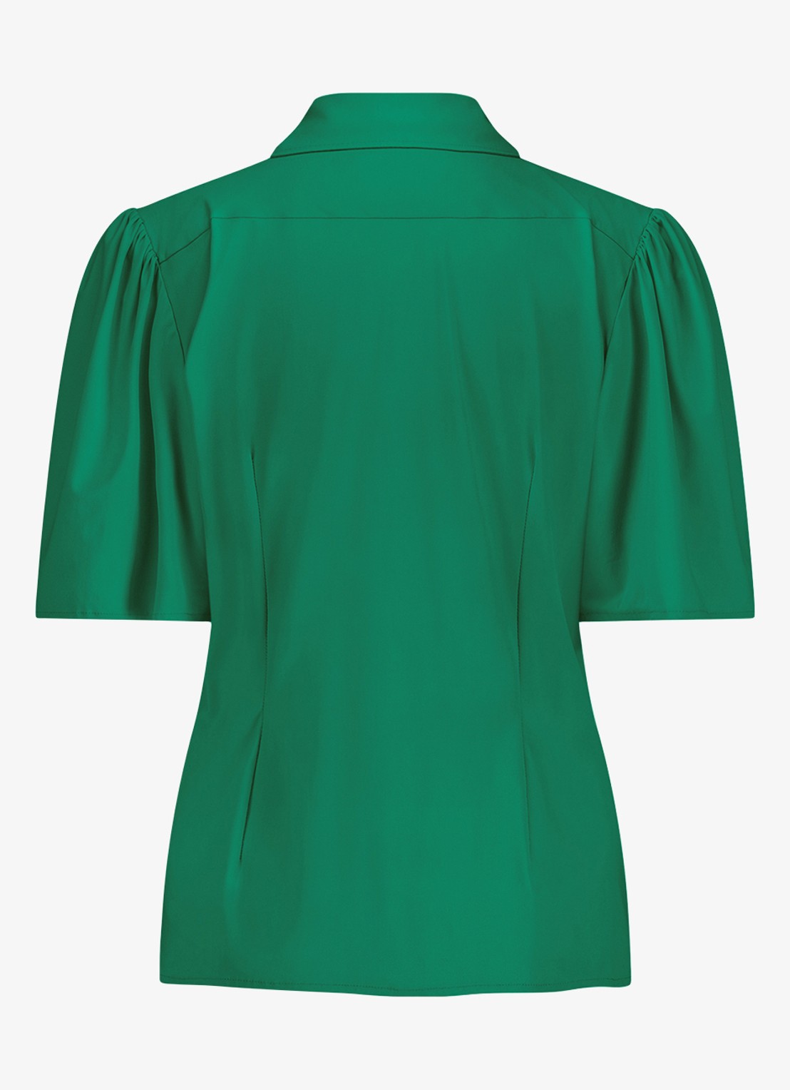 Studio Anneloes Poppy blouse met kraag - detail 2 groen