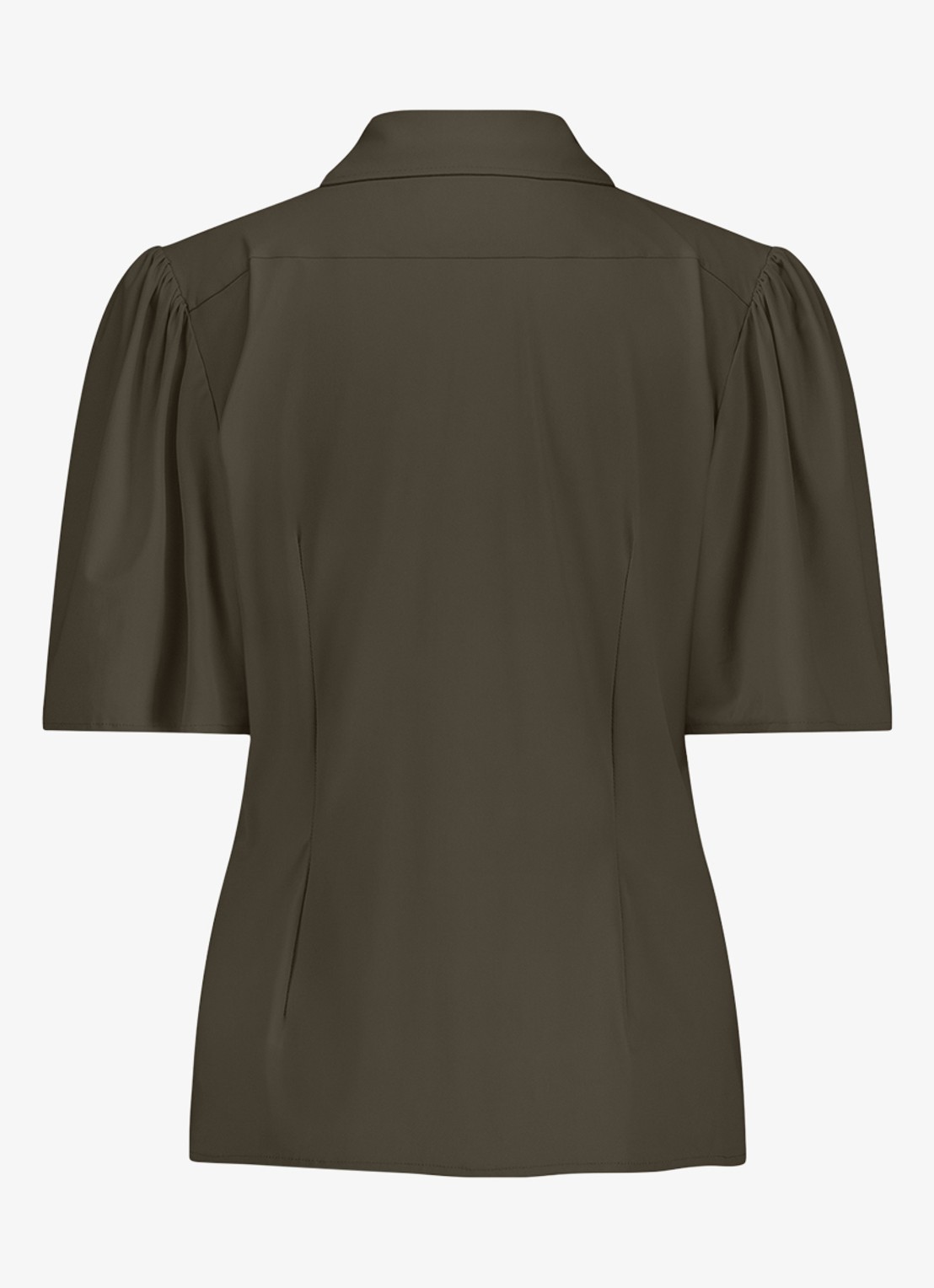 Studio Anneloes Poppy blouse met kraag - detail 4 groen