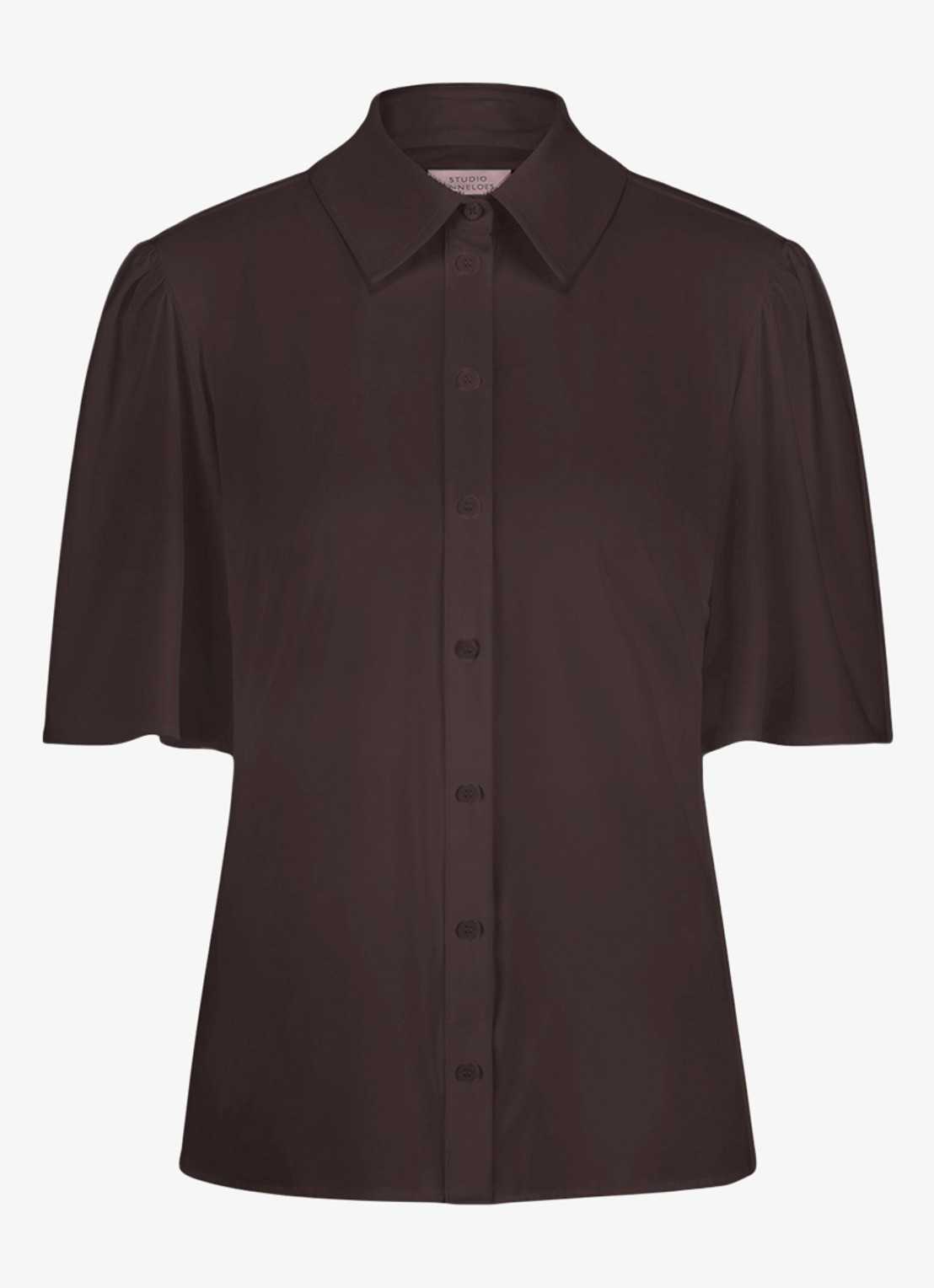 Studio Anneloes Poppy blouse met vlindermouw - voorkant 2 bruin