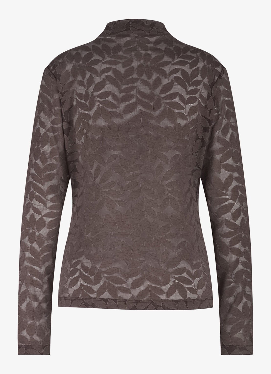 Studio Anneloes Reagan lace top - achterkant mosgroen