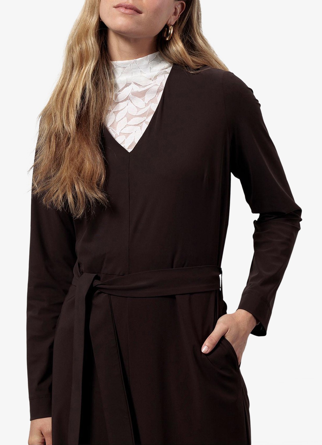 Studio Anneloes Reagan longsleeve van kant - detail 4 gebroken wit
