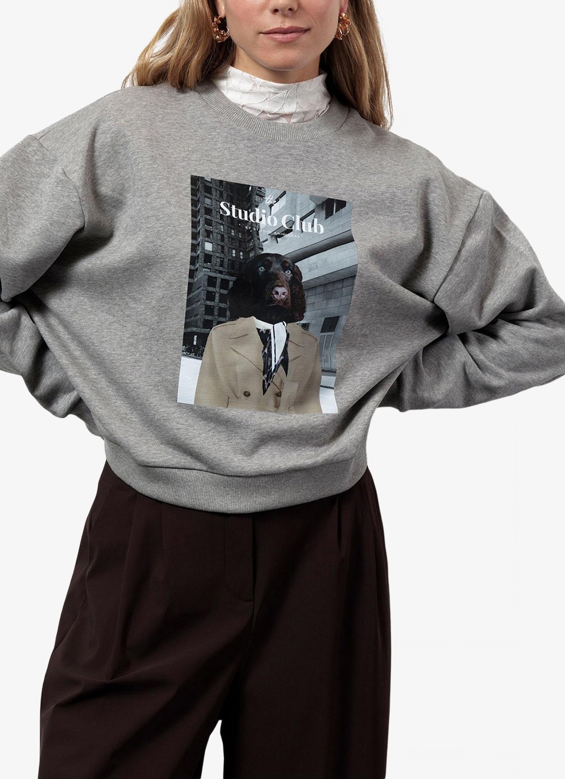 Studio Anneloes Reagan longsleeve van kant - detail 5 gebroken wit