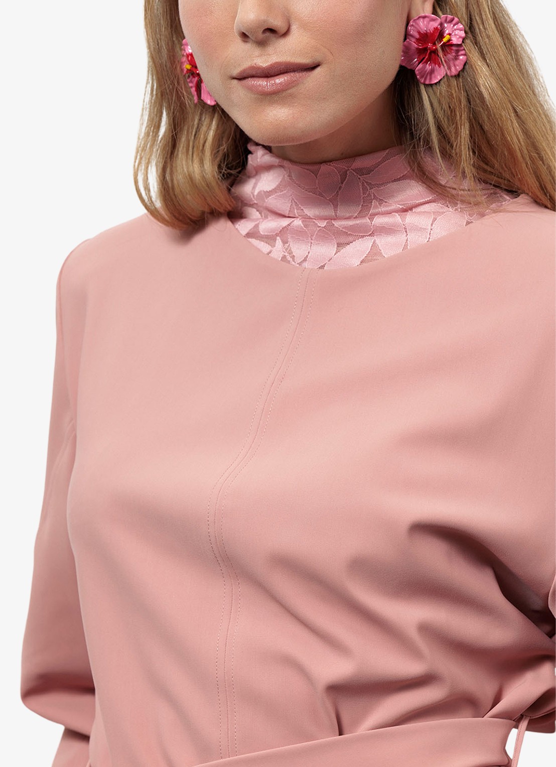 Studio Anneloes Reagan longsleeve van kant - detail 4 roze