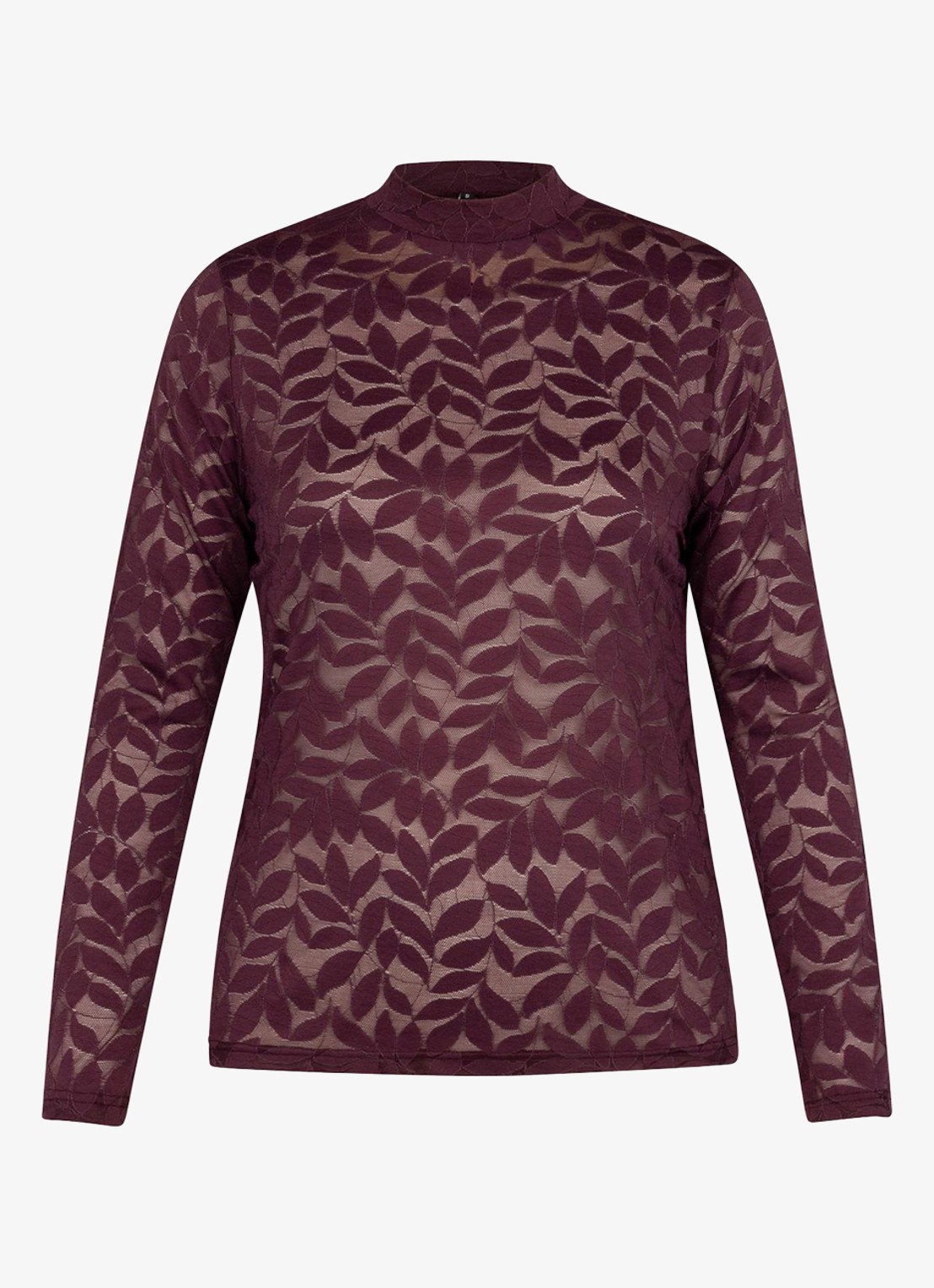Studio Anneloes Reagan longsleeve van kant - voorkant 2 bruin