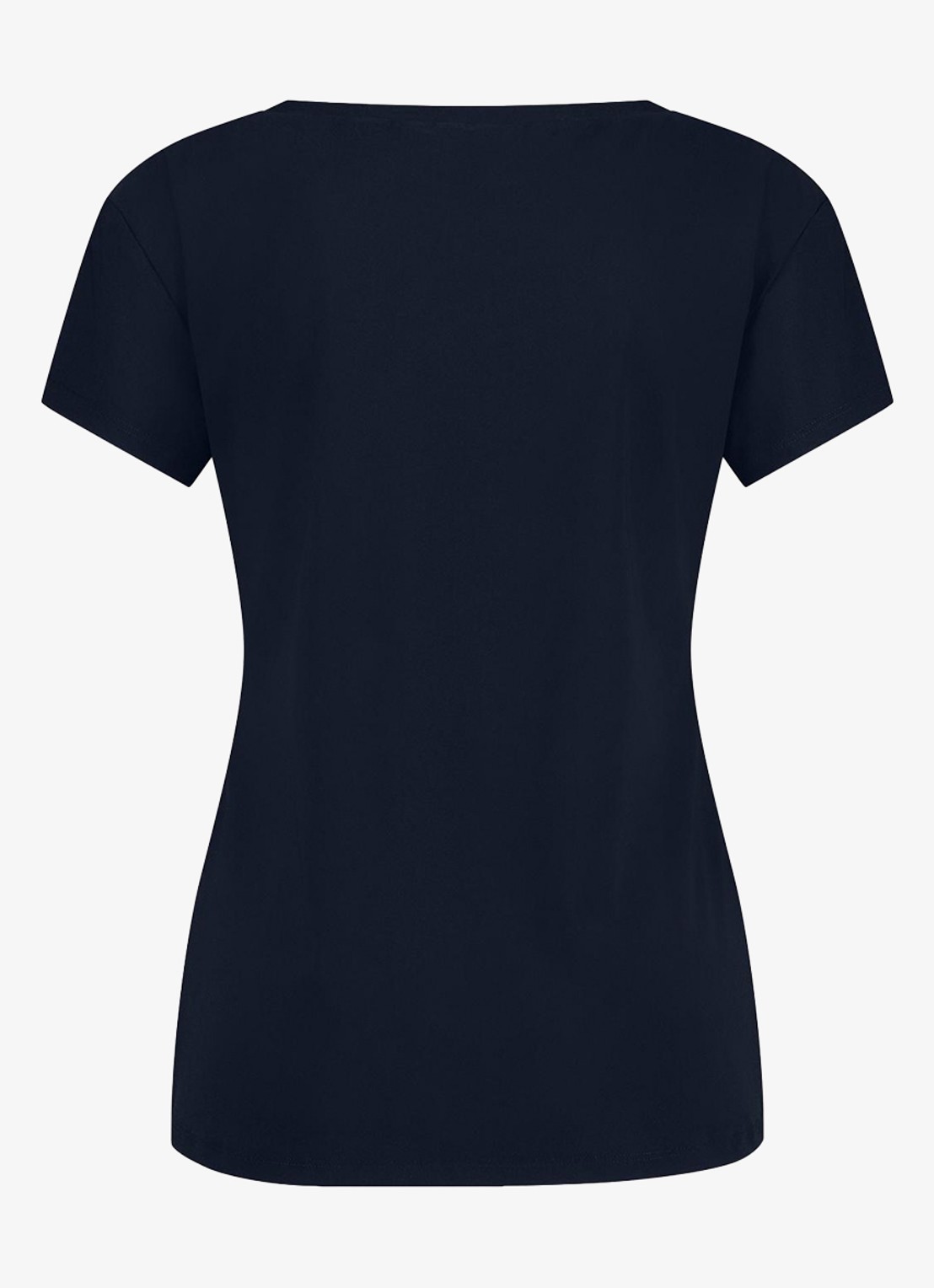 Studio Anneloes Roller T-shirt met V-hals - achterkant donkerblauw