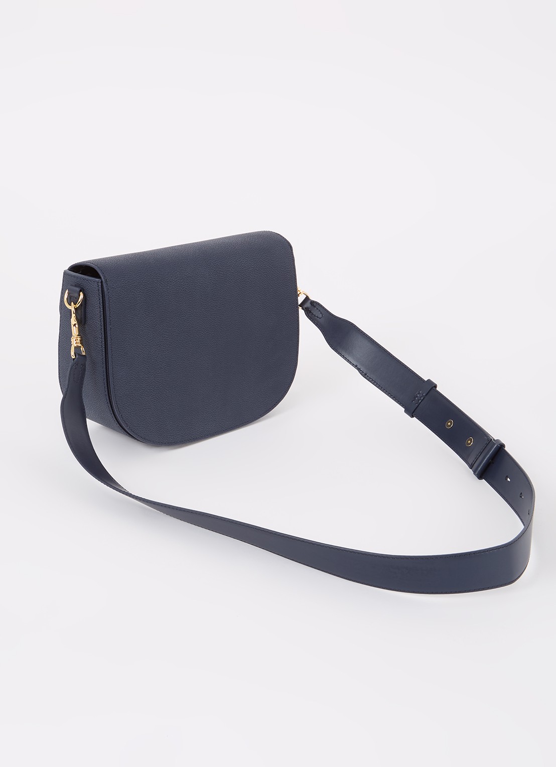Studio Anneloes SA crossbodytas met afneembare schouderriem - achterkant 3 donkerblauw