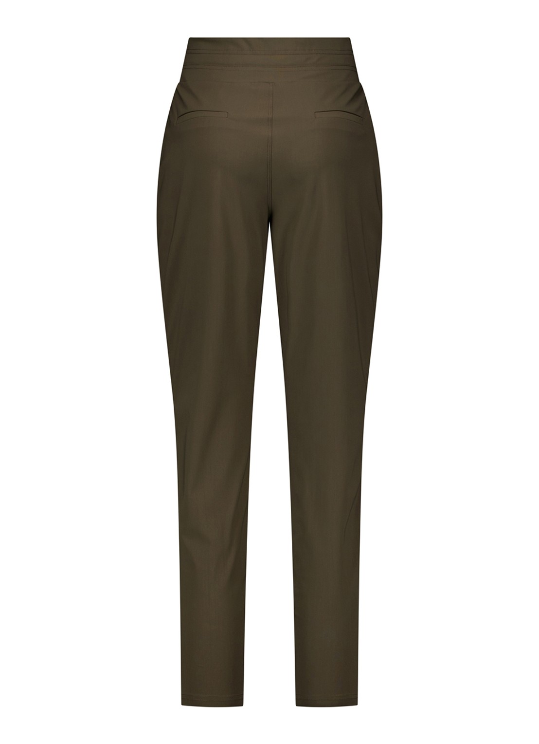 Studio Anneloes Stairdown pantalon met trekkoord - detail bronsgroen