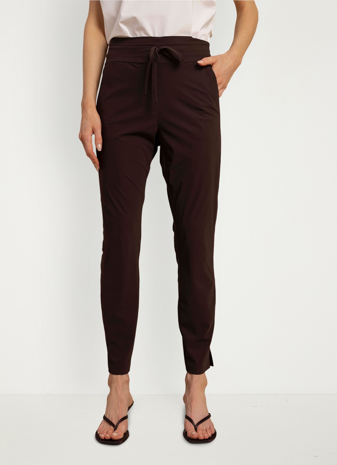 Studio Anneloes Startup joggingbroek met trekkoord - detail 3 bruin