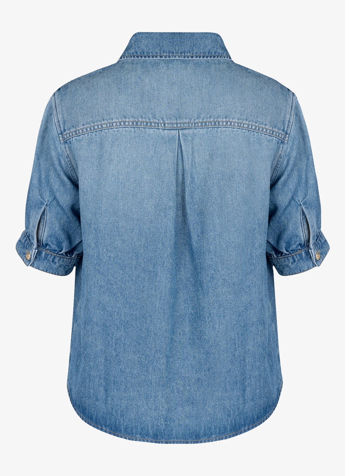 Studio Anneloes Stelle tuniek van denim - detail 4 blauw