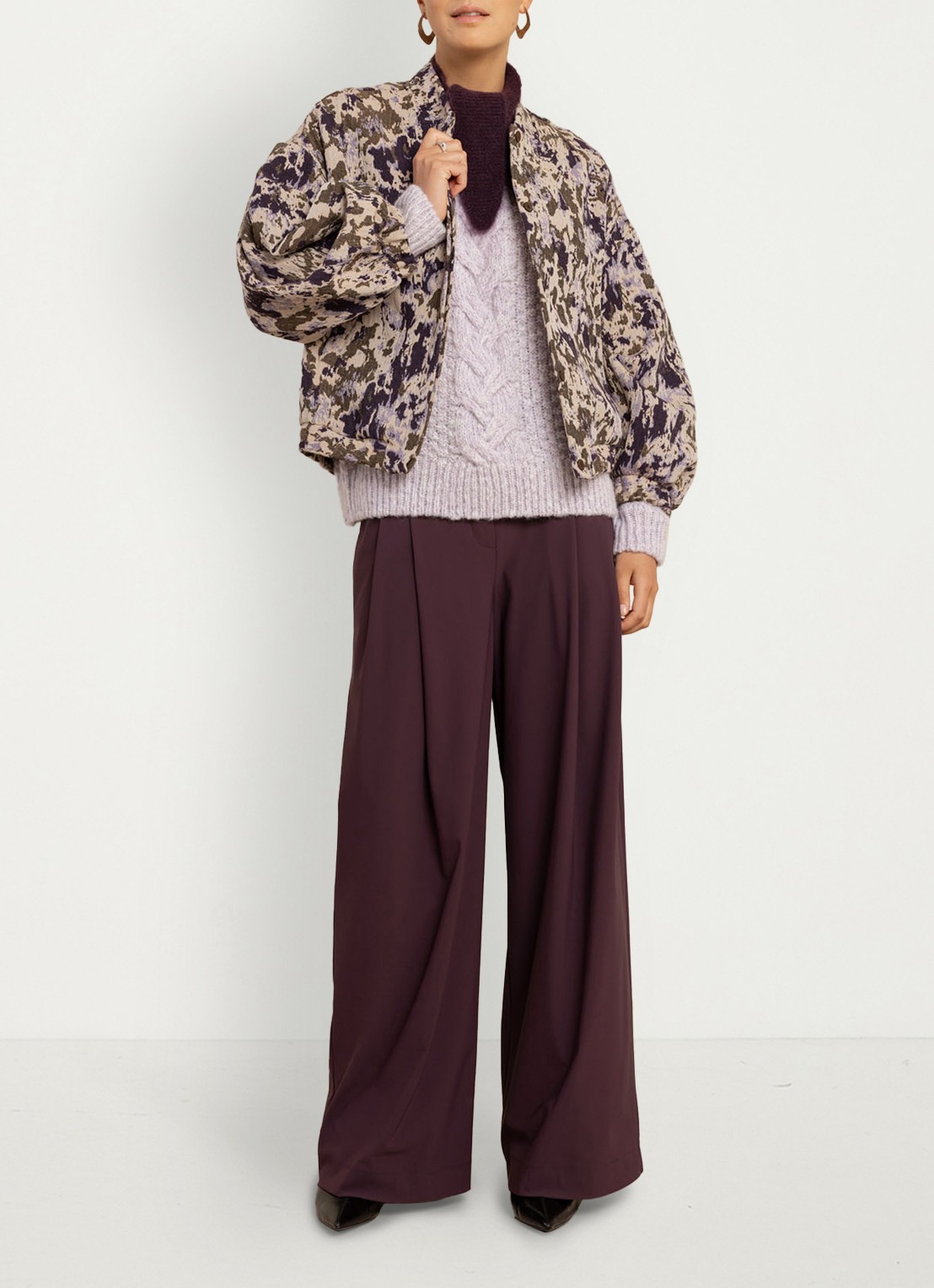 Studio Anneloes Tina bomber - voorkant 5 paars