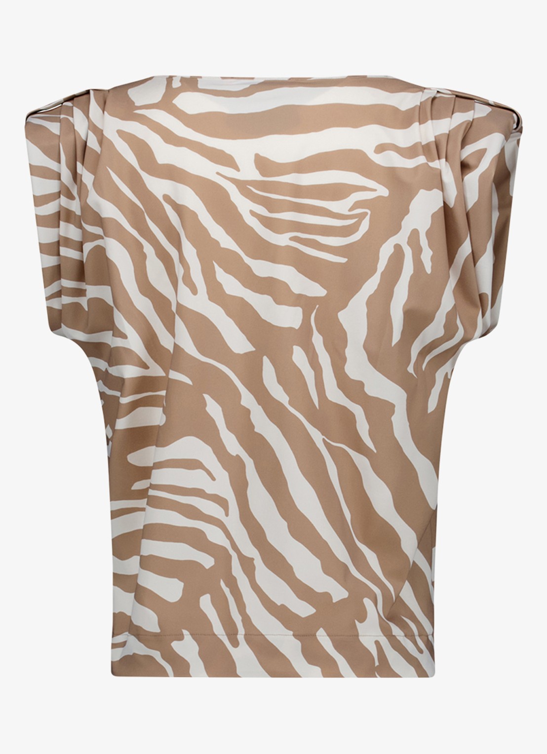 Studio Anneloes Tuniek met panterprint - achterkant 6 lichtbruin