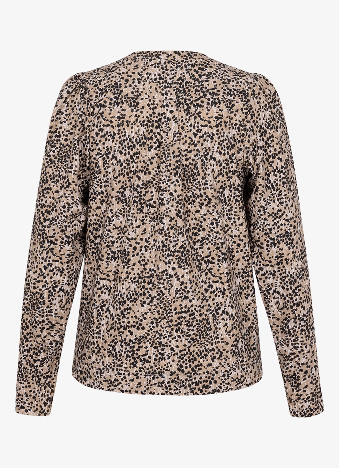 Studio Anneloes Valdis top met print en V-hals - achterkant 2 zwart