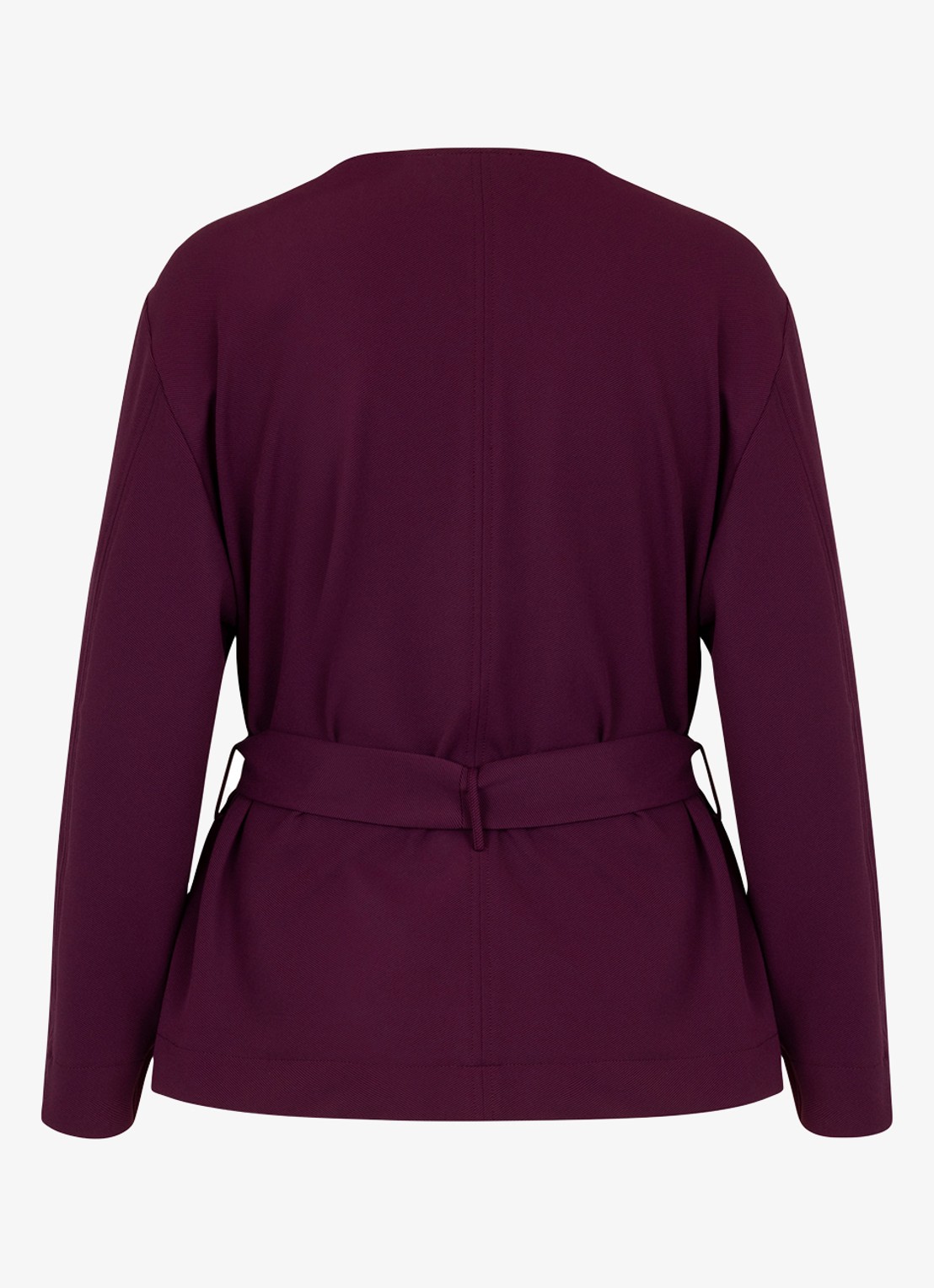 Studio Anneloes Vesper top met strikceintuur - achterkant 2 paars