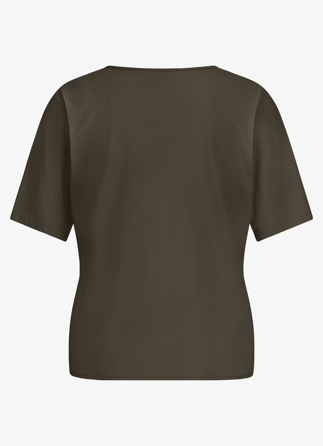 Studio Anneloes Vicky T-shirt met V-hals - achterkant groen