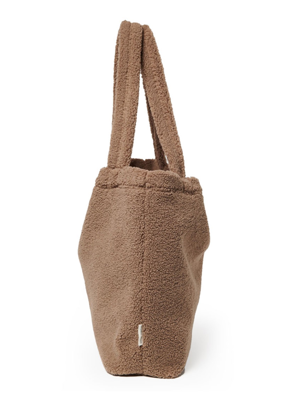 Studio Noos Chunky Teddy Mom-Bag - detail bruin