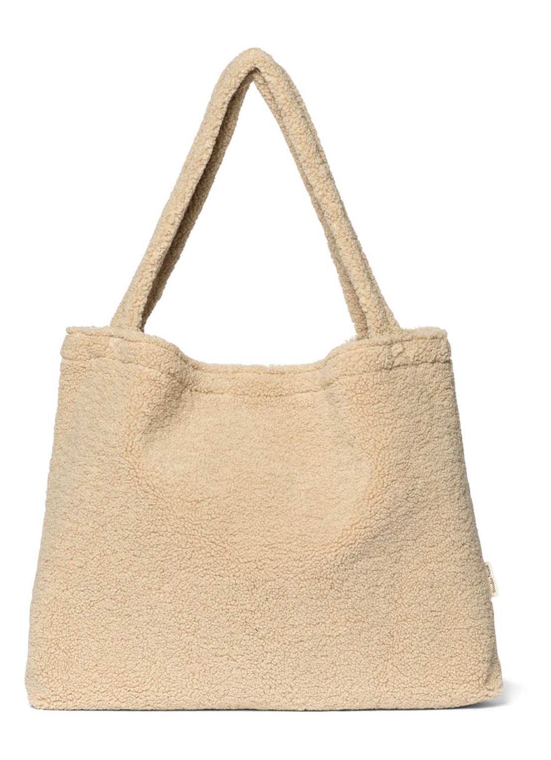 Studio Noos Chunky Teddy Mom bag - voorkant zand