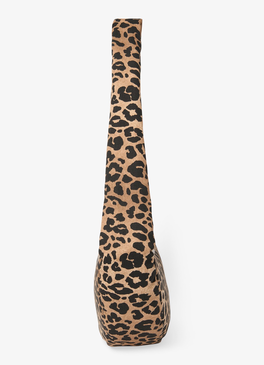 Studio Noos Crossbodytas met dierenprint - detail bruin