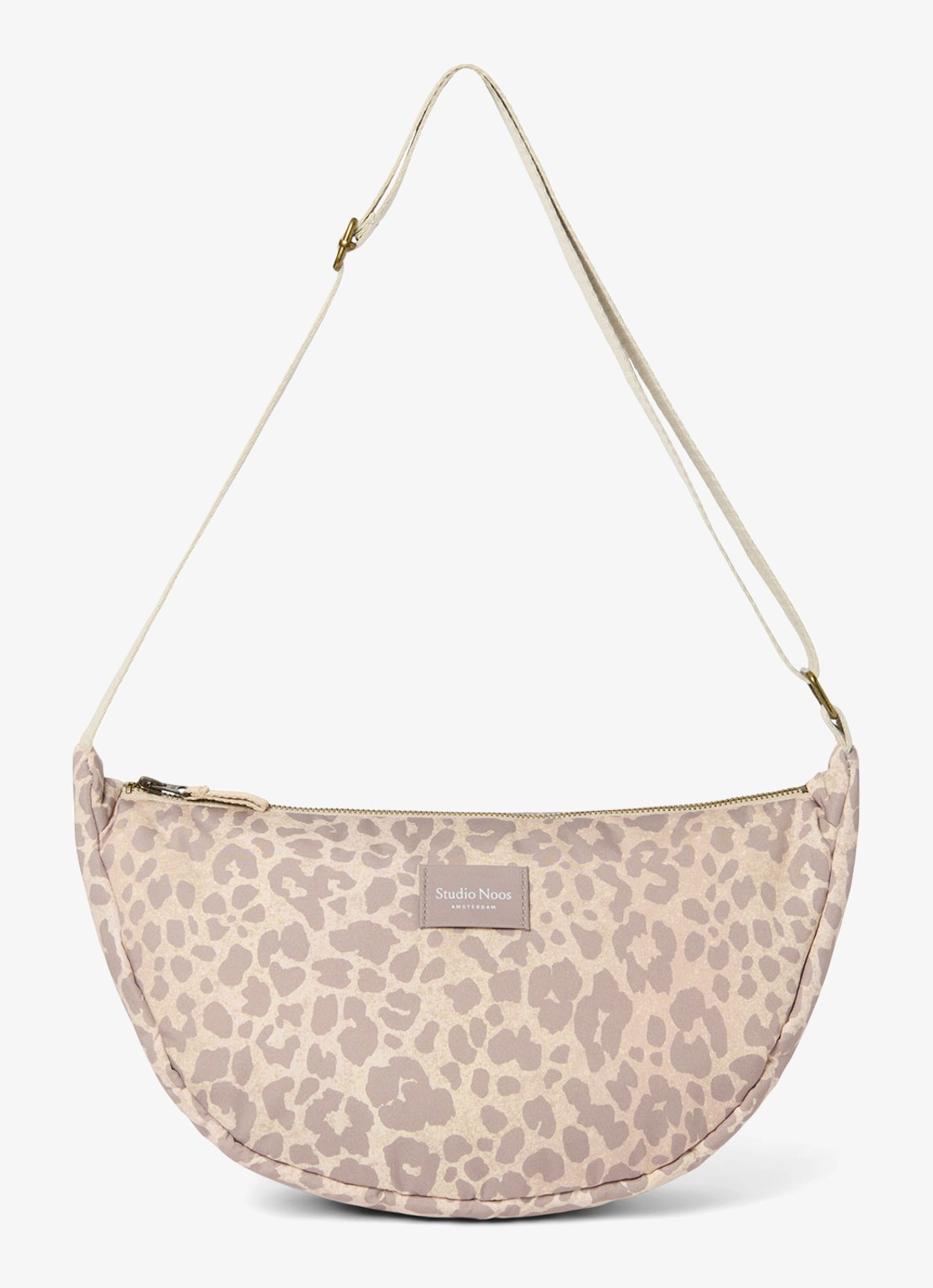 Studio Noos Crossbodytas met print - voorkant 4 beige