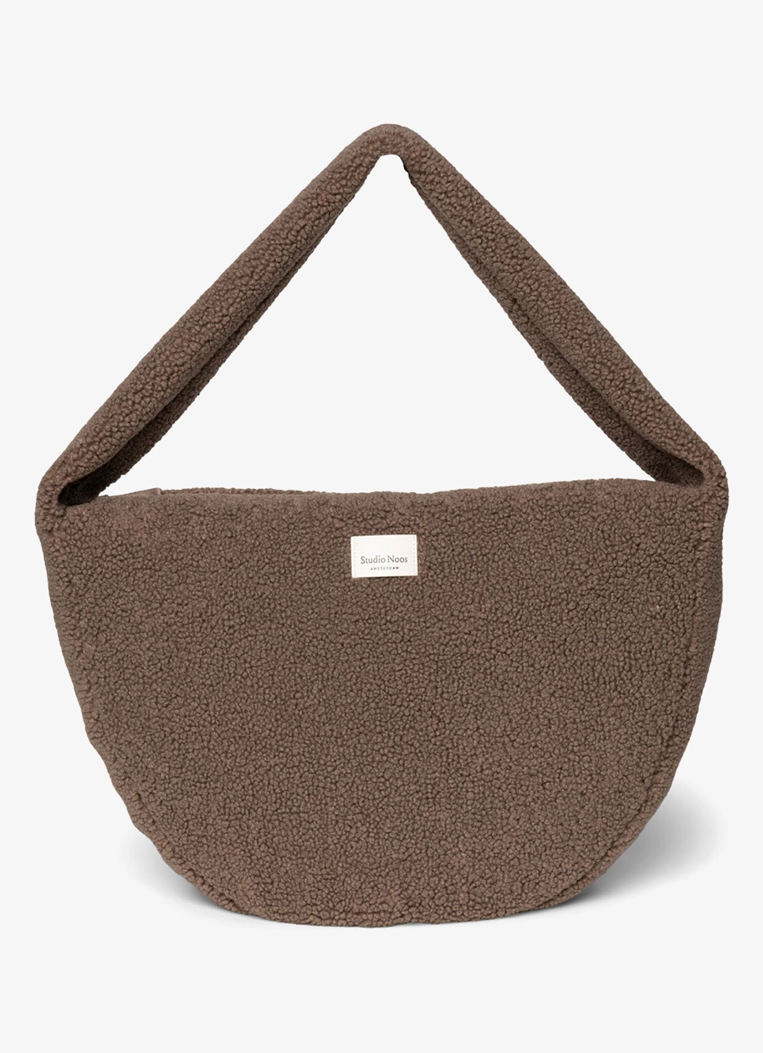 Studio Noos Crossbodytas van teddy - voorkant 5 bruin