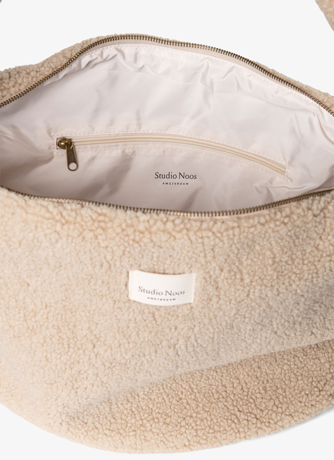 Studio Noos Crossbodytas van teddy - detail 6 beige