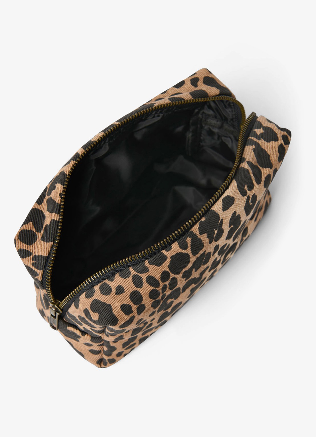 Studio Noos Etui met dierenprint - detail bruin