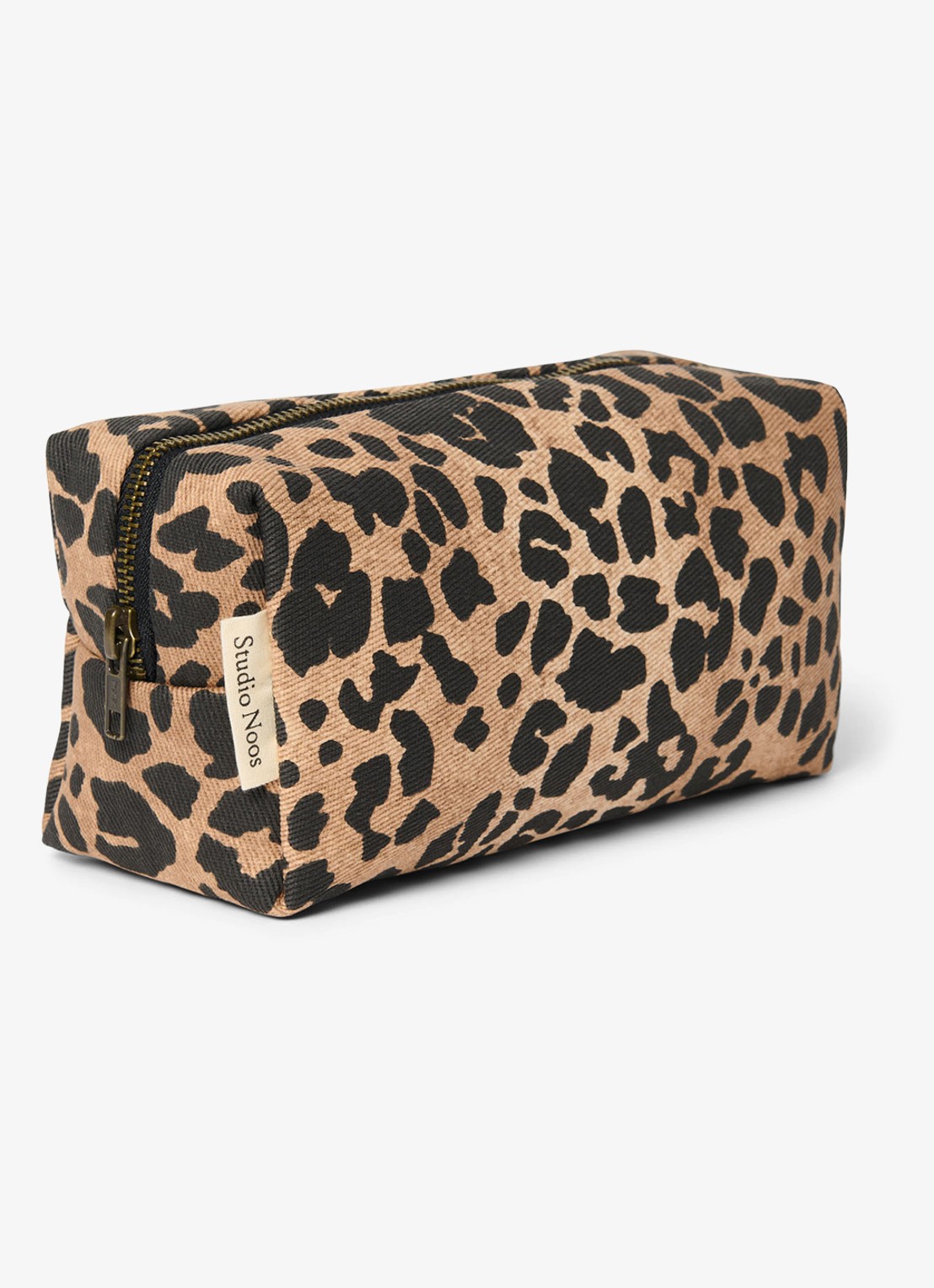 Studio Noos Etui met dierenprint - voorkant 3 bruin