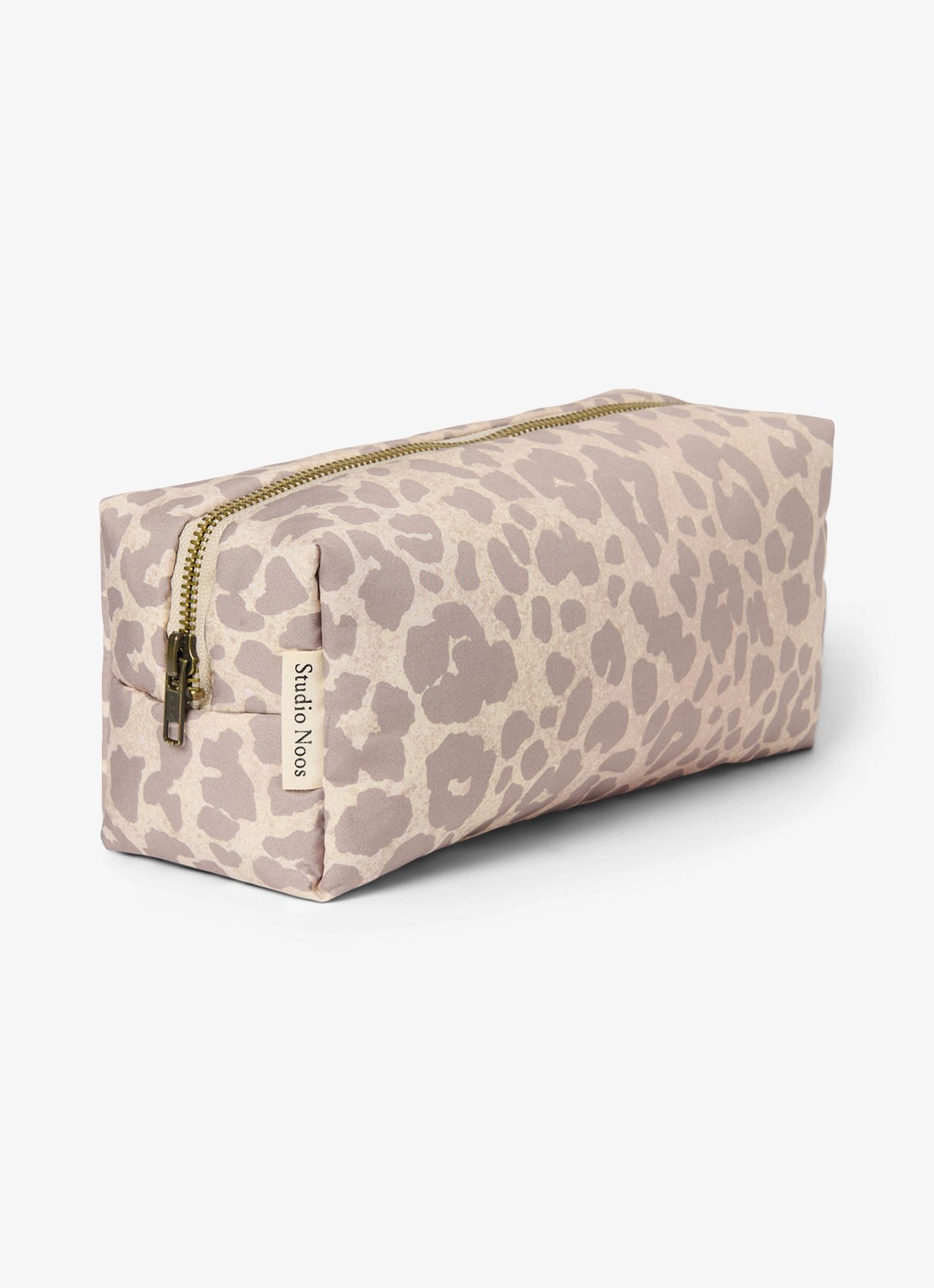 Studio Noos Etui met print - voorkant 3 lichtblauw