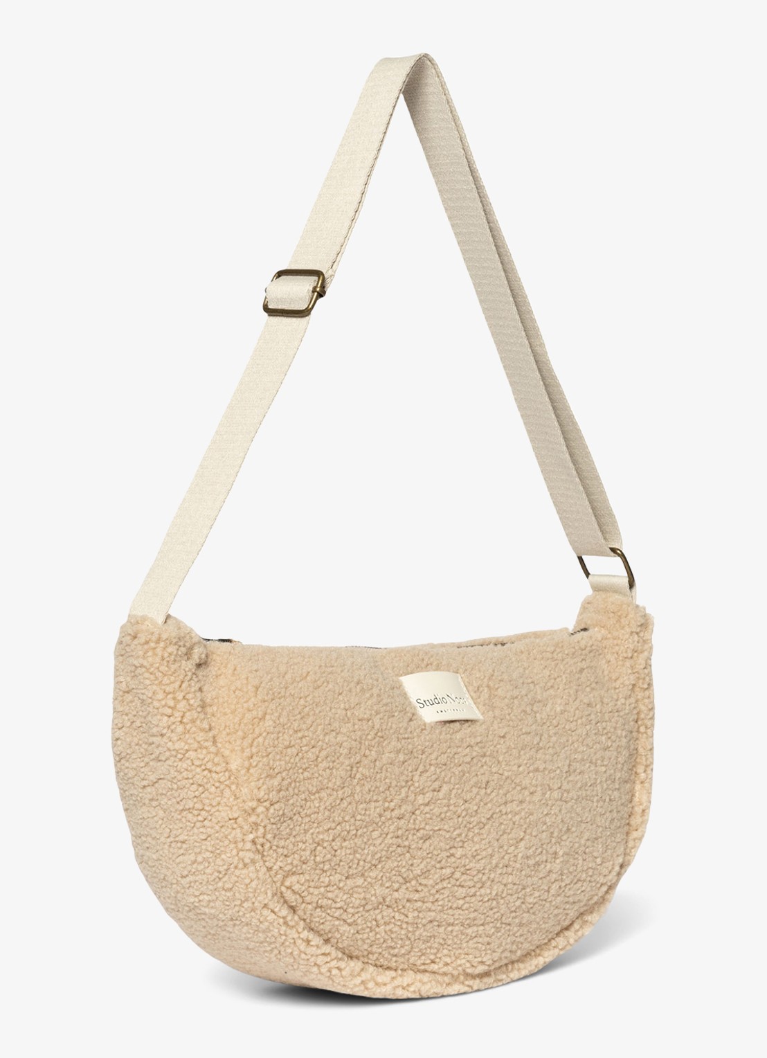 Studio Noos Heuptas van teddy met logo - detail 3 beige