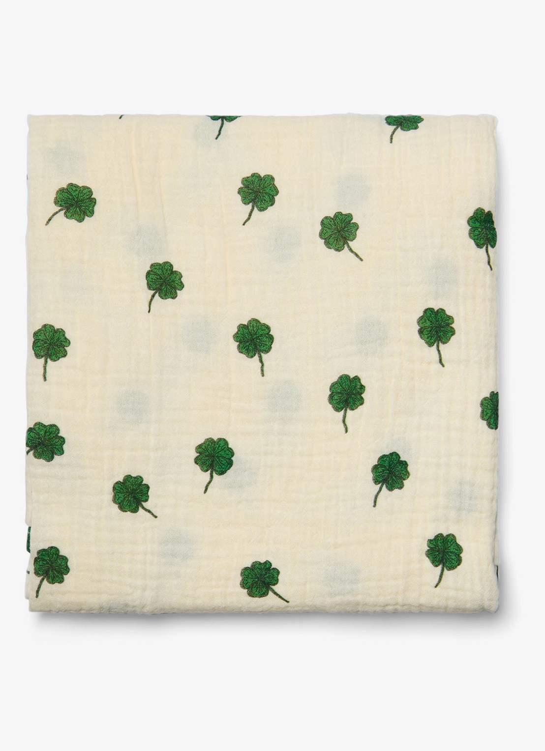 Studio Noos Hydrofiele doek met print - achterkant 2 wit
