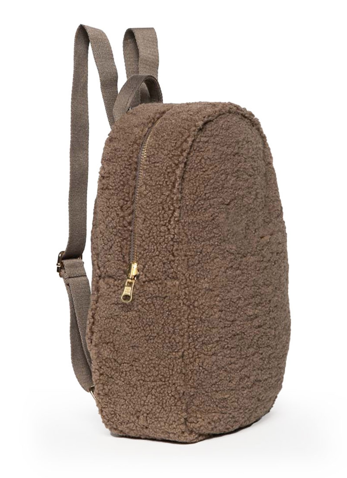 Studio Noos Mini Chunky rugzak van teddy - detail 5 bruin