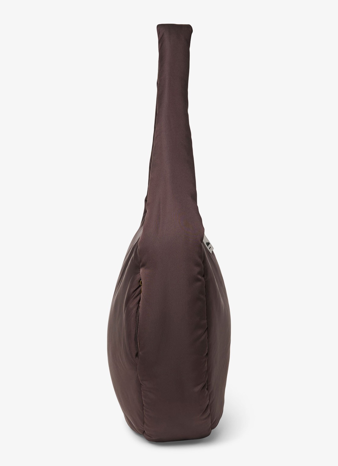 Studio Noos Puffy gewatteerde crossbodytas met logo - detail 3 donkerbruin