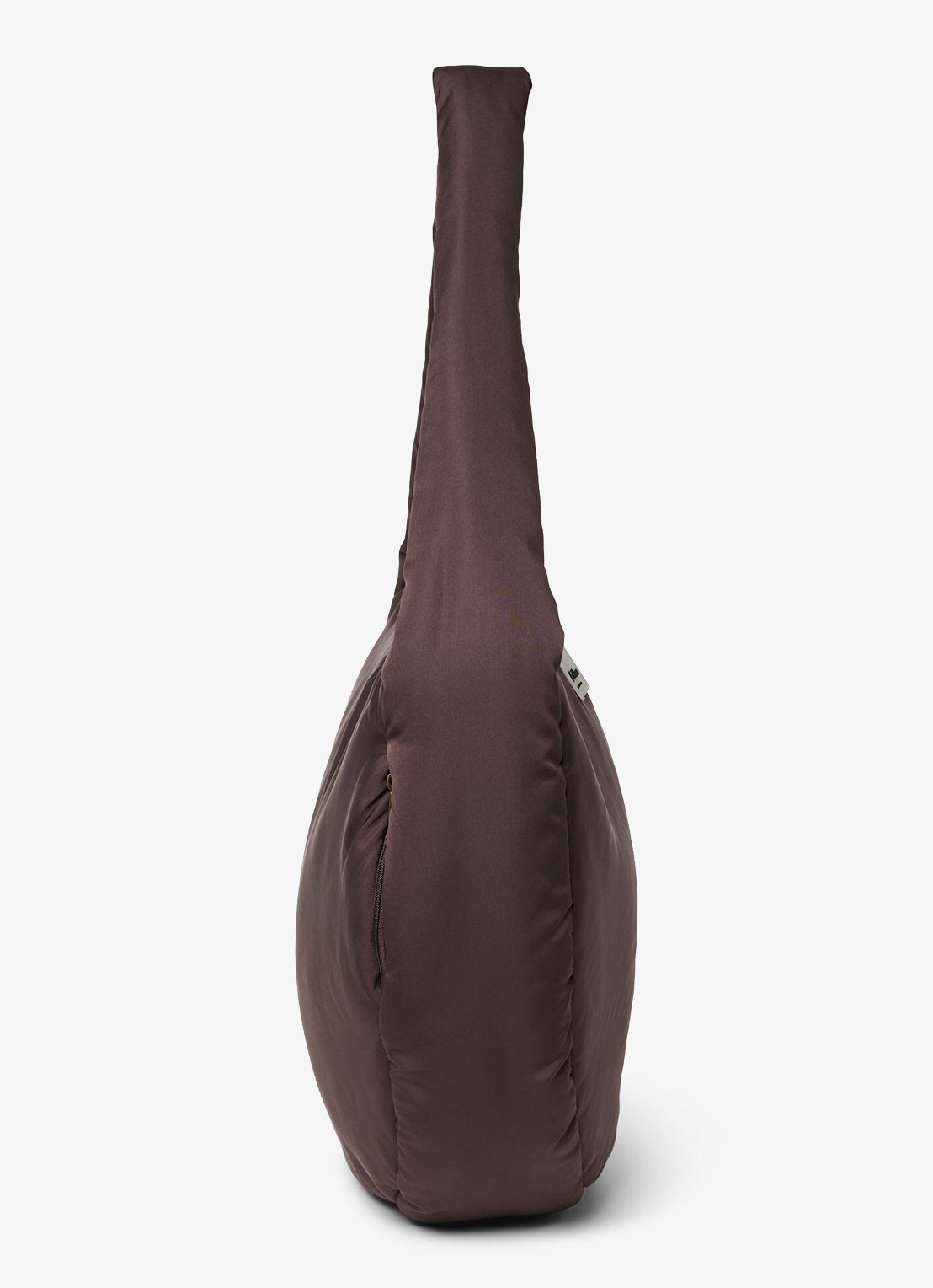 Studio Noos Puffy gewatteerde crossbodytas met logo - detail 3 donkerbruin