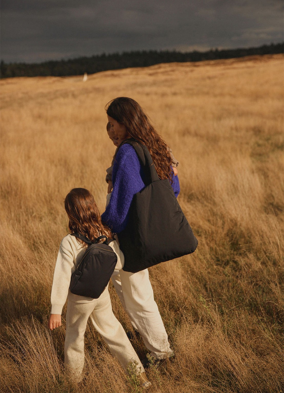 Studio Noos Puffy Mom-Bag  - voorkant 5 zwart