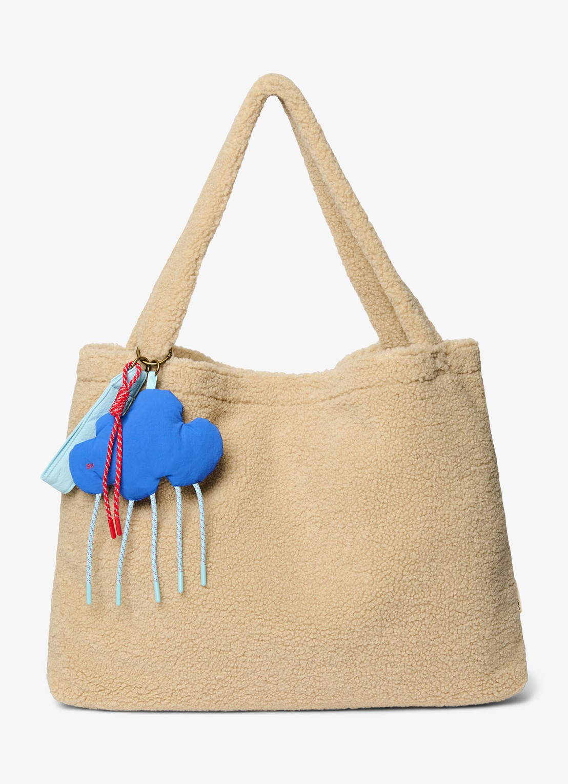 Studio Noos Tasbedel met logo - detail 4 beige