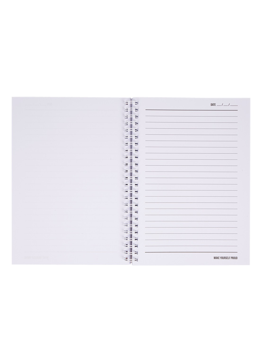 Studio Stationery Make Yourself Proud A5 gelinieerd notitieboek - detail 2 rood